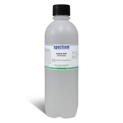 Sulfuric Acid, 0.05 N Solution, Spectrum Chemical 1 L | Buy Online | Spectrum Chemical Manufacturing Corporation | Fisher Scientific