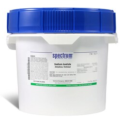 Sodium Acetate, Anhydrous, Technical, Spectrum Chemical 2.5 kg | Buy Online | Spectrum Chemical Manufacturing Corporation | Fisher Scientific