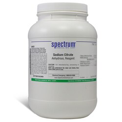 Sodium Citrate, Anhydrous, 99.0-100.5%, Spectrum&trade; Chemical