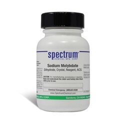 Sodium Molybdate, Dihydrate, Crystal, ACS, 99.5-103.0%, Spectrum&trade; Chemical