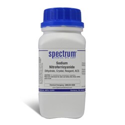 Sodium Nitroferricyanide, Dihydrate, Crystal, ACS, 99.0- 102.0%, Spectrum&trade; Chemical