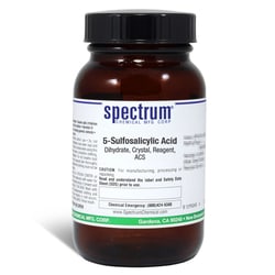 5-Sulfosalicylic Acid, Dihydrate, Crystal, ACS, 99.0-101.0%, Spectrum&trade; Chemical