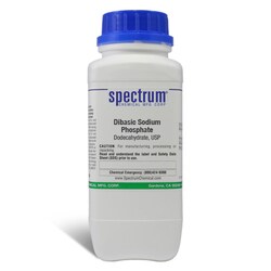 Dibasic Sodium Phosphate, Dodecahydrate, USP, 98-100.5%, Spectrum&trade; Chemical