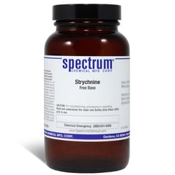 Strychnine, Free Base, 98%, Spectrum&trade; Chemical