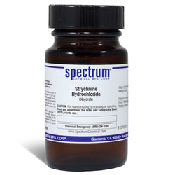 Strychnine Hydrochloride, Dihydrate, 98%, Spectrum&trade; Chemical