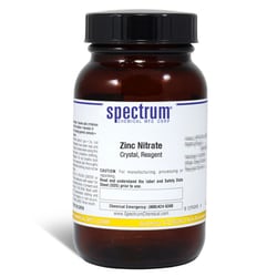 Zinc Nitrate, Crystal, 98.5%, Spectrum&trade; Chemical