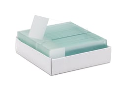 StatLab™ ColorView Adhesion Microscope Slides 45° Corners