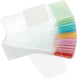 StatLab™ ColorView Microscope Slides with 45° Corners