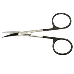 Stoelting Micro Dissecting Scissors 4.5 in., Curved, S/S, Ceramic:Animal