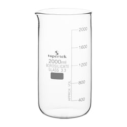 Supertek Tall Form Glass Beakers with Graduation and Spout 2000 mL | Buy Online | Supertek&trade; | Fisher Scientific