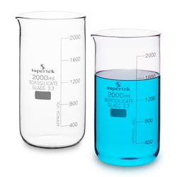Supertek Tall Form Glass Beakers with Graduation and Spout 2000 mL | Buy Online | Supertek&trade; | Fisher Scientific