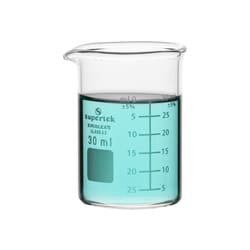 Supertek Low Form Glass Beakers with Double Capacity Scale and Spout 30 mL | Buy Online | Supertek&trade; | Fisher Scientific