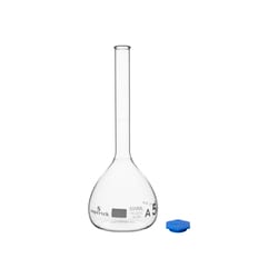 Supertek Class A, Reusable - Clear Glass Volumetric Flasks with Snap Caps 500 mL | Buy Online | Supertek&trade; | Fisher Scientific