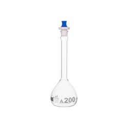 Supertek Class A, Reusable - Clear Glass Volumetric Flasks with Polypropylene Stoppers 200 mL | Buy Online | Supertek&trade; | Fisher Scientific