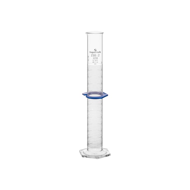 Supertek Class A, Reusable Double Metric Scale Glass Measuring Cylinders Fisher Scientific