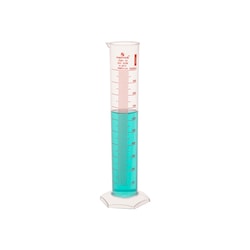 Supertek Class A, PMP Measuring Cylinder with Generous Pour Spout and Hex Base 1000 mL | Buy Online | Supertek&trade; | Fisher Scientific