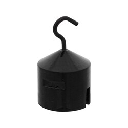 Supertek Black Enamel Hooked Weights 200 g | Buy Online | Supertek&trade; | Fisher Scientific