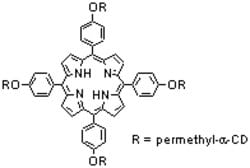 5,10,15,20-Tetrakis[4-(per-O-methyl-alpha-cyclodextrin-6-yloxy)phenyl]porphyrin, TCI America&trade;