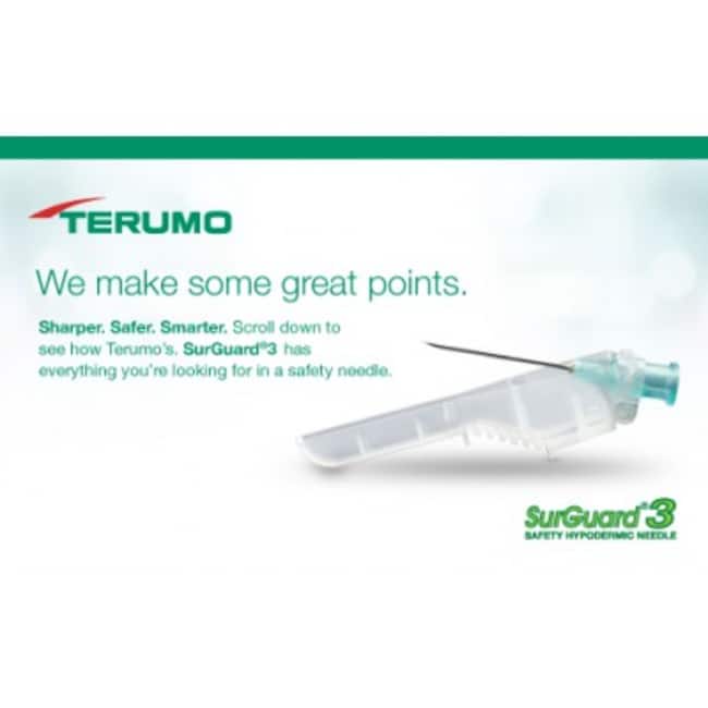 Terumo™ SurGuard™3 Safety Hypodermic Needles, 30G Fisher Scientific