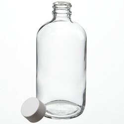 Thermo Scientific I-Chem Boston Round Narrow-Mouth Clear Glass Bottles with Closure 250 mL | Buy Online | Thermo Scientific&trade; | Fisher Scientific