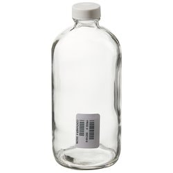 Thermo Scientific&trade;&nbsp;I-Chem&trade; Boston Round Narrow-Mouth Clear Glass Bottles with Closure