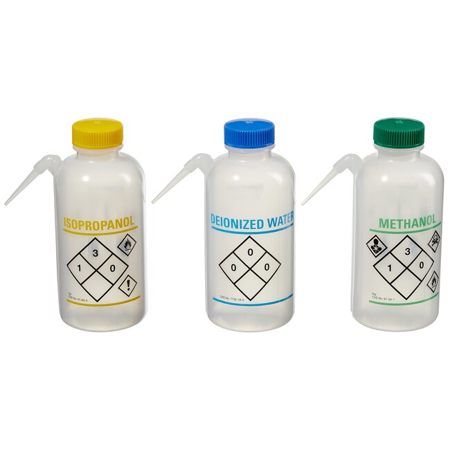 thumbnail image 2 of Labvida 500ml Squeeze Bottles 2 Pack - Thick Wall Plastic Wash Bottles For Lab & Plant Watering 2 of 10