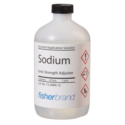 accumet Ionic Strength Adjustor Buffer Solution for Sodium Ion Selective Electrodes, Fisherbrand 475 mL | Buy Online | Fisher Scientific