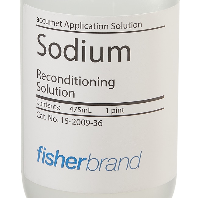 accumet Reconditioning Solution for Sodium Electrode, Fisherbrand 475 mLBuffers Fisher Scientific