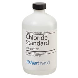 accumet Chloride Standard, 100 ppm, Fisherbrand 475 mL | Buy Online | Fisher Scientific