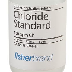 accumet Chloride Standard, 100 ppm, Fisherbrand 475 mL | Buy Online | Fisher Scientific
