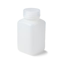 United Scientific™ UniStore Wide Mouth Square Bottles HDPE