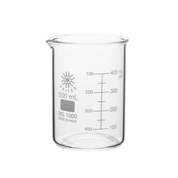 United Scientific Borosilicate Glass Low Form Beakers 500 mL | Buy Online | United Scientific&trade; | Fisher Scientific