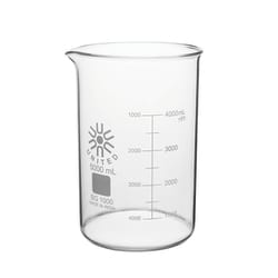 United Scientific Borosilicate Glass Low Form Beakers 5000 mL | Buy Online | United Scientific&trade; | Fisher Scientific