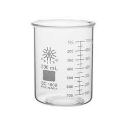 United Scientific Borosilicate Glass Low Form Beakers 800 mL | Buy Online | United Scientific&trade; | Fisher Scientific
