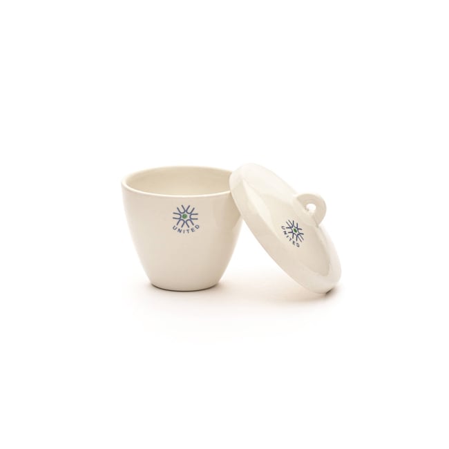 United Scientific Tall Form Crucible with Cover United Scientific