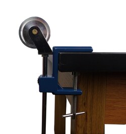 United Scientific Table Clamp Pulley, 50 mm, Aluminum Diameter: 50 mm, Material: Aluminum | Buy Online | United Scientific&trade; | Fisher Scientific