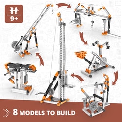 United Scientific&trade;&nbsp;Engino&trade; STEM Mechanics: Pulley Drives