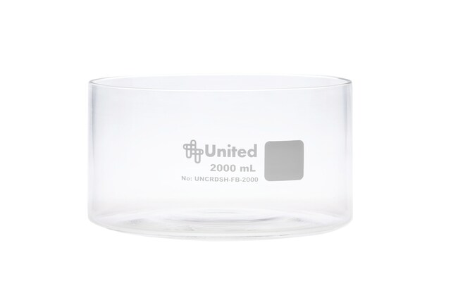 United Scientific Supplies Vacuum Clear Base Desiccator - 55214 Model, Autoclavable Polypropylene