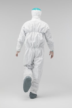 VAI&nbsp;Easy2Gown&trade; Mitcool 1700 Cleanroom Coveralls with Attached Boots