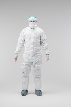 VAI&nbsp;Easy2Gown&trade; Mitcool 1700 Cleanroom Coveralls with Attached Boots