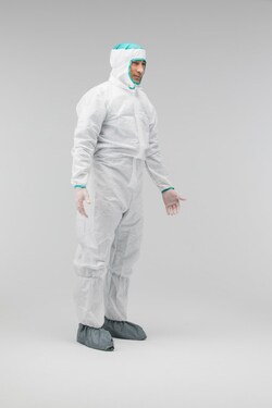 VAI&nbsp;Easy2Gown&trade; Mitcool 1700 Cleanroom Coveralls with Attached Boots