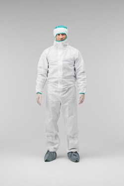VAI&nbsp;Easy2Gown&trade; Mitcool 1700 Cleanroom Coveralls with Attached Hood and Boots