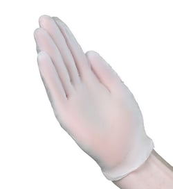 VGuard™ A22A1 Series Powdered Vinyl 3.0 mil Gloves, Clear