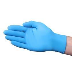 VGuard™ A11A1 Series Powder-Free Nitrile 3.5 mil Exam Gloves, Blue
