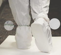 Valutek™ Nanotek PE Coated Polypropylene Anti-Skid Shoe Covers