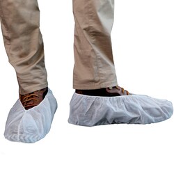 VGuard CPE Shoe Covers White | Buy Online | VGuard&trade; | Fisher Scientific