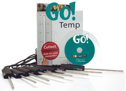 Vernier Go!Temp Teacher Pack Resolution: 0.07&deg;C:Data Logging and Monitoring