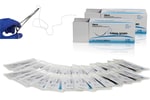 Walter Products™ 75 cm Silk Surgical Suture Thread with Curved Needle