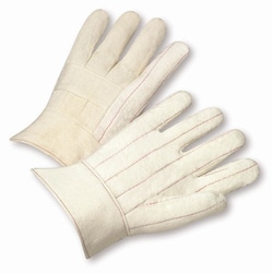 West Chester™ Heavy Weight Cotton Hot Mill Gloves with Burlap Liner
