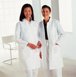 White Swan&trade;&nbsp;Essentials&trade; Women's Princess-Style Lab Coats